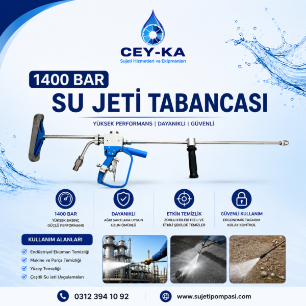 1400 Bar Su Jeti Tabancası