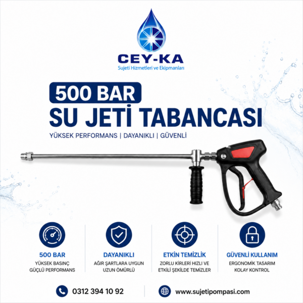 500 Bar Su Jeti Tabancası