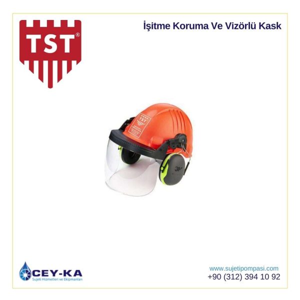 Kask 20/30 – İşi̇tme Koruma Ve Vi̇zörlü Kask