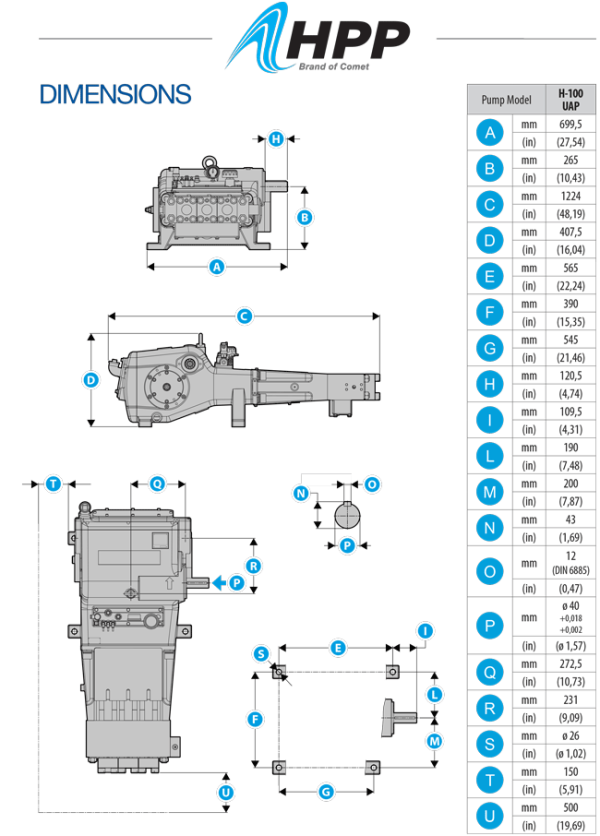 Hpp Su Jeti Pompası H – 100 UAP - Görsel 2