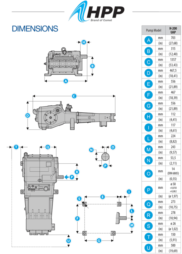 Hpp Su Jeti Pompası H – 200 UAP - Görsel 2