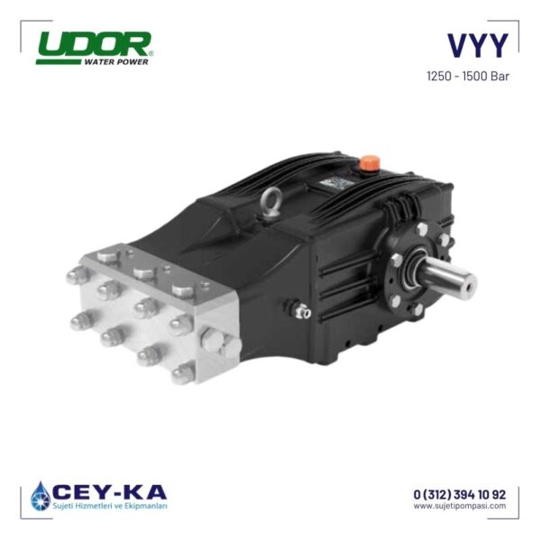 1250 - 1500 Bar Udor Su Jeti Pompası  (VYY)