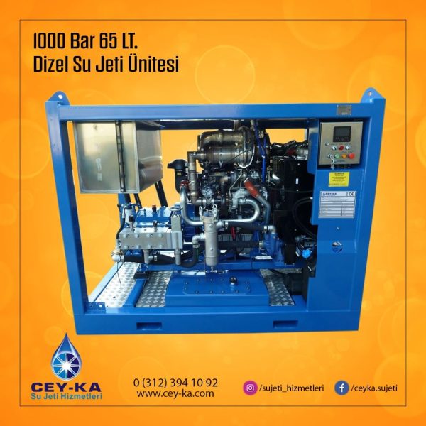 Cey-Ka 1000 Bar 65LT Diesel Water Jet Unit